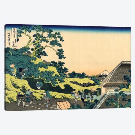 Fuji From Mishima Pass, Edo, c.1830 Canvas Print #BMN7148} by Katsushika Hokusai Canvas Print