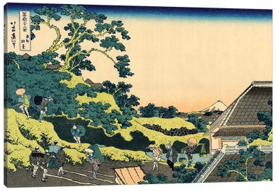 Fuji From Mishima Pass, Edo, c.1830 Canvas Art Print - Japanese Fine Art (Ukiyo-e)