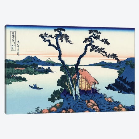 Lake Suwa In The Shinano Province, c.1830 Canvas Print #BMN7153} by Katsushika Hokusai Canvas Art