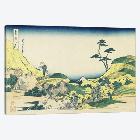 Lower Meguro, 1831-34 Canvas Print #BMN7154} by Katsushika Hokusai Canvas Art Print