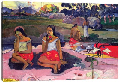 Nave Nave Moe (Sacred Spring), 1894 Canvas Art Print - Paul Gauguin