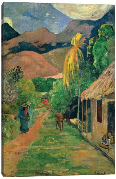 Spain, Toledo, Rue de Tahiti, 1891 Canvas Art Print - Paul Gauguin