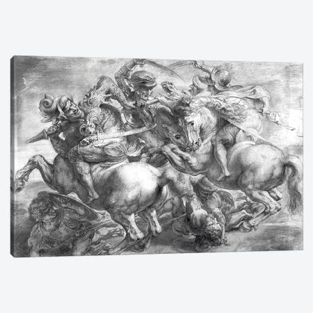 The Battle Of Anghiari (after Leonardo da Vinci) Canvas Print #BMN7176} by Peter Paul Rubens Art Print