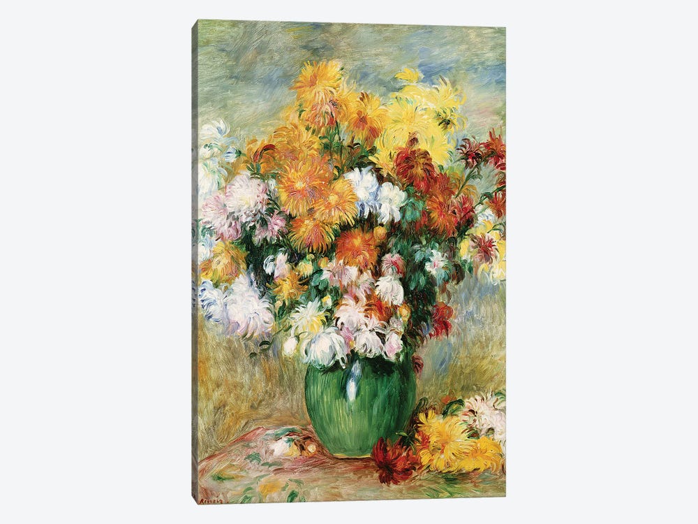 Bouquet Of Chrysanthemums, c.1884 1-piece Canvas Print