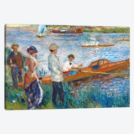 Oarsmen At Chatou, 1879 Canvas Print #BMN7184} by Pierre-Auguste Renoir Canvas Artwork