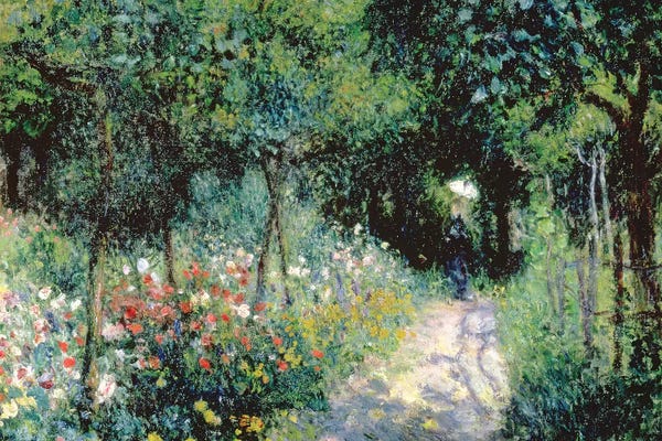 Pierre-Auguste Renoir: Women In A Garden, 1873 by Pierre-Auguste Renoir