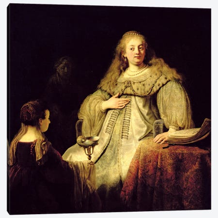 Artemisia, 1634 Canvas Print #BMN7191} by Rembrandt van Rijn Canvas Wall Art