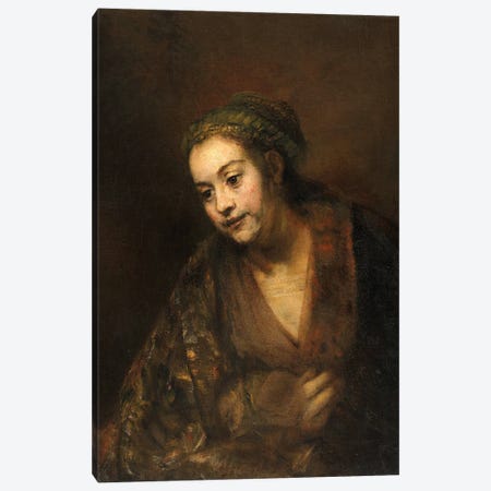 Hendrickje Stoffels, c.1650 Canvas Print #BMN7194} by Rembrandt van Rijn Canvas Art Print