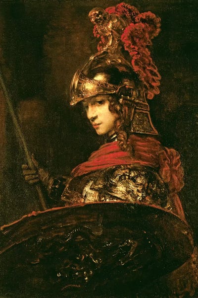 Baroque: Pallas Athena (Armoured Figure), 1664-65 by Rembrandt van Rijn
