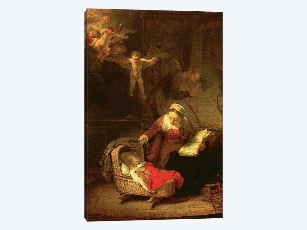The Holy Family, c.1645 by Rembrandt van Rijn 1-piece Art Print