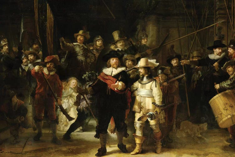 The Night Watch (Militia Company Of District II Under The Command Of Captain Frans Banninck Cocq), 1642