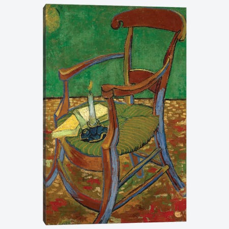 Gauguin's Chair, 1888 Canvas Print #BMN7212} by Vincent van Gogh Art Print