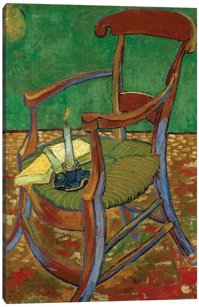 Gauguin's Chair, 1888 Canvas Art Print - Post-Impressionism Art