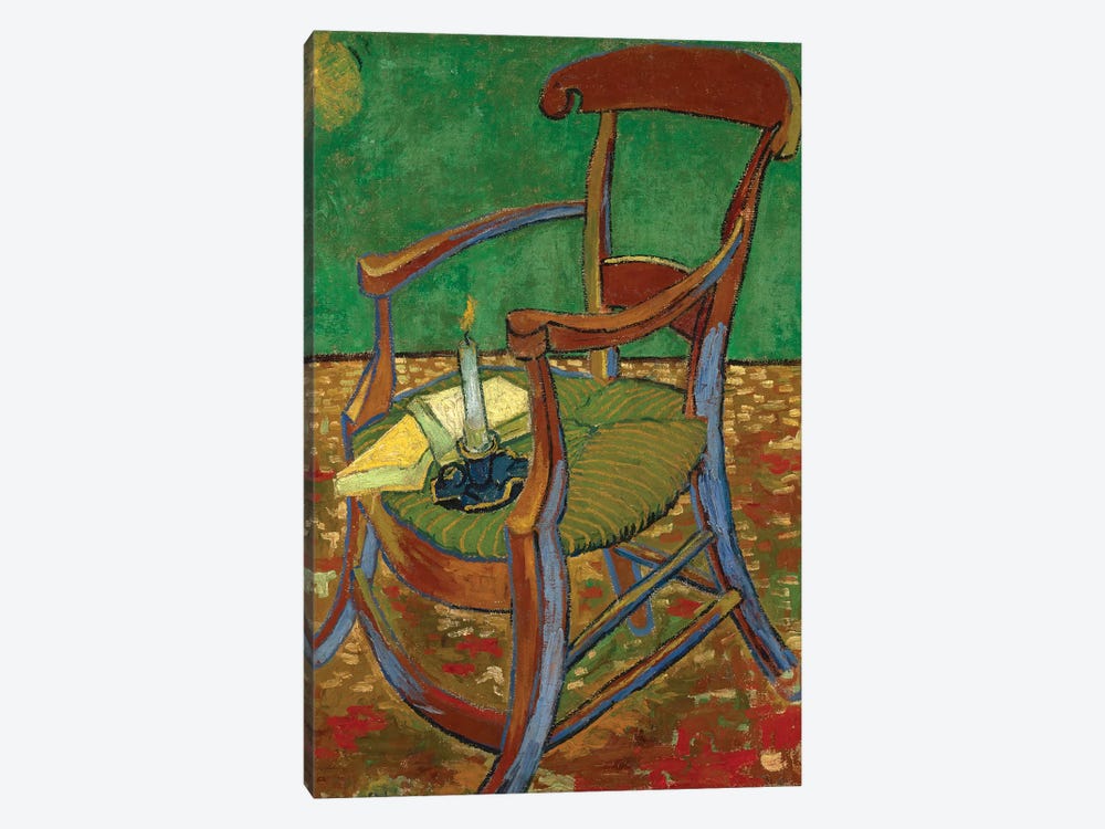 Gauguin's Chair, 1888 by Vincent van Gogh 1-piece Canvas Art Print