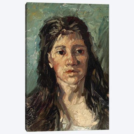 Head Of A Prostitute, 1885 Canvas Print #BMN7213} by Vincent van Gogh Canvas Print