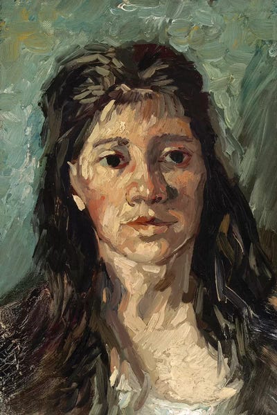 Vincent van Gogh: Head Of A Prostitute, 1885 by Vincent van Gogh