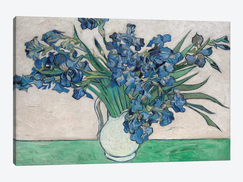 Irises, 1890 by Vincent van Gogh 1-piece Canvas Art