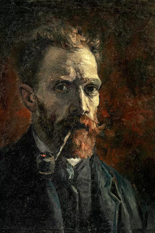 Self-Portrait With Pipe, 1886