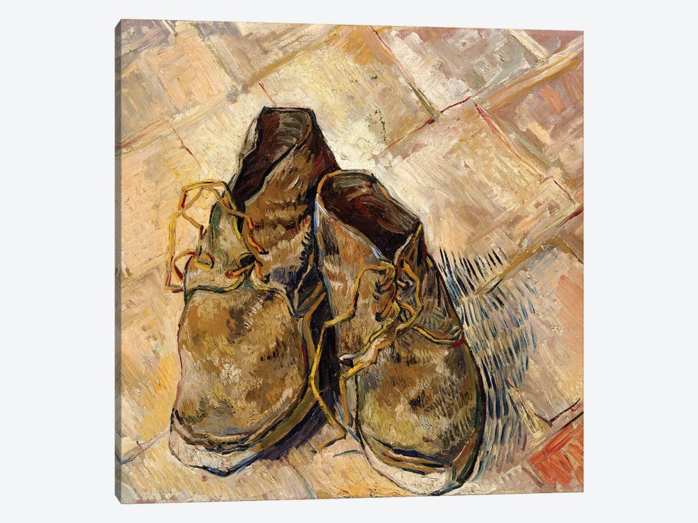 Shoes, 1888 by Vincent van Gogh 1-piece Canvas Artwork