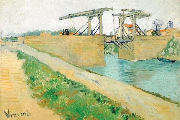 Vincent van Gogh: The Langlois Bridge, March 1888 by Vincent van Gogh