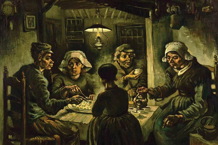 The Potato Eaters, 1885