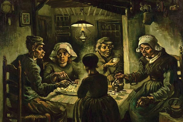 Vincent van Gogh: The Potato Eaters, 1885 by Vincent van Gogh