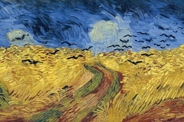 All Things Van Gogh: Wheatfield With Crows, 1890 by Vincent van Gogh