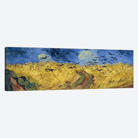 Wheatfield With Crows, 1890 Canvas Print #BMN7233} by Vincent van Gogh Canvas Print