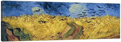 Wheatfield With Crows, 1890 Canvas Art Print - Post-Impressionism Art