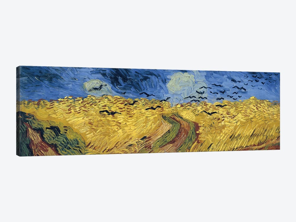 Wheatfield With Crows, 1890 by Vincent van Gogh 1-piece Canvas Art