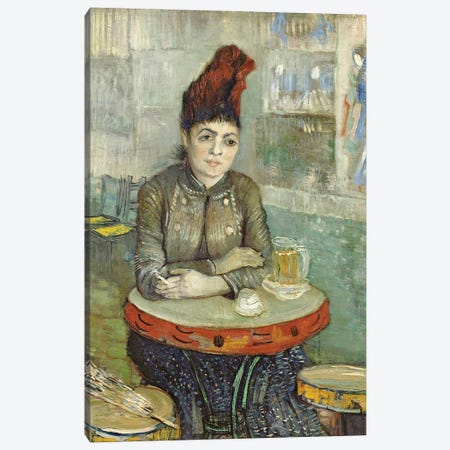Woman In The Café Tambourin, 1887 Canvas Print #BMN7235} by Vincent van Gogh Canvas Wall Art