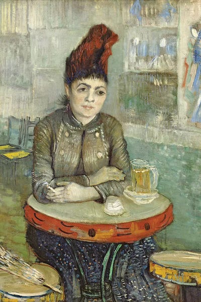 Post-Impressionism: Woman In The Café Tambourin, 1887 by Vincent van Gogh