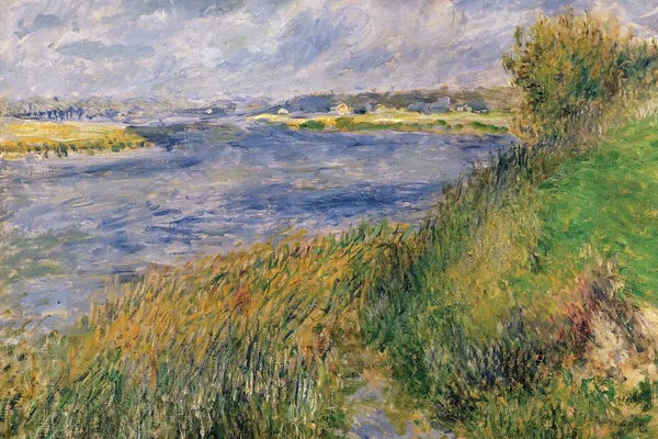 Impressionism: The Banks of the Seine, Champrosay, 1876  by Pierre-Auguste Renoir