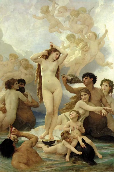 Neoclassicism: The Birth Of Venus, 1879 by William-Adolphe Bouguereau