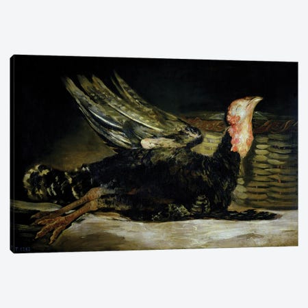 Still Life, c.1808-12  Canvas Print #BMN724} by Francisco Goya Canvas Wall Art
