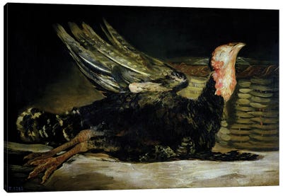 Still Life, c.1808-12  Canvas Art Print - Francisco Goya