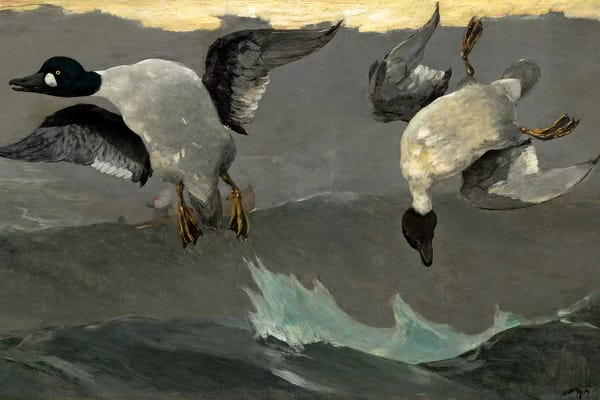 Realism: Right & Left, 1909 by Winslow Homer