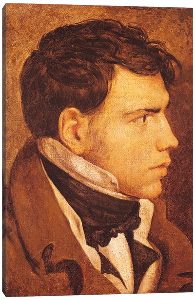 Portrait Of A Young Man Canvas Art Print