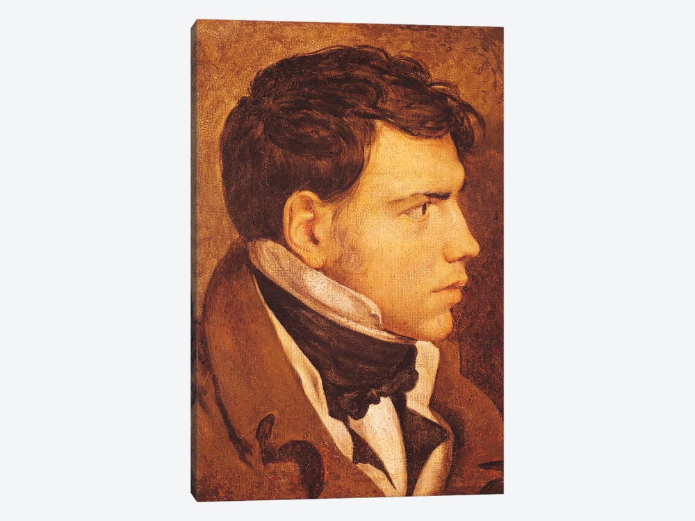 Portrait Of A Young Man by Jean-Auguste-Dominique Ingres 1-piece Canvas Artwork