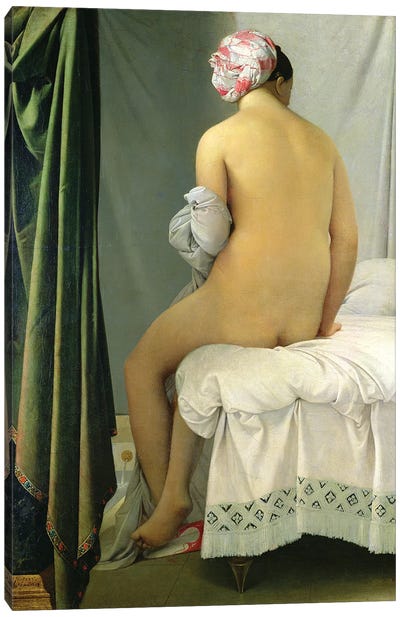 The Bather (Baigneuse Valpincon) Canvas Art Print