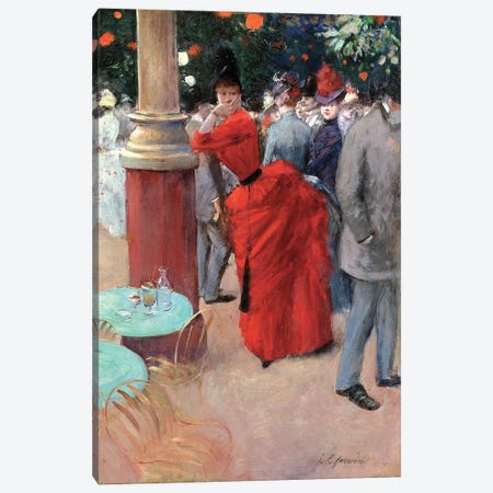 Le Jardin Public, c.1884 Canvas Print #BMN7284} by Jean-Louis Forain Art Print