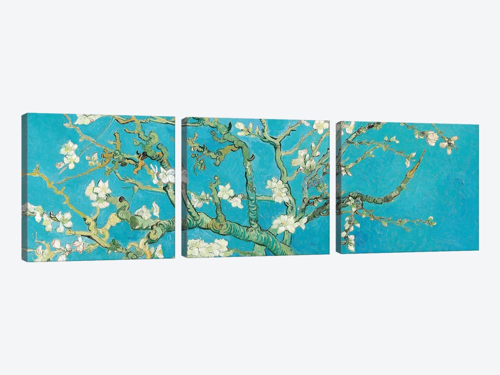 Almond Blossom by Vincent van Gogh 3-piece Canvas Art