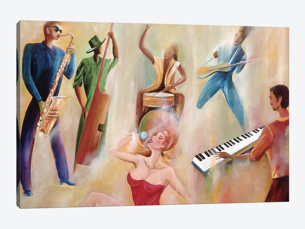 On Stage by Ikahl Beckford 1-piece Canvas Art Print