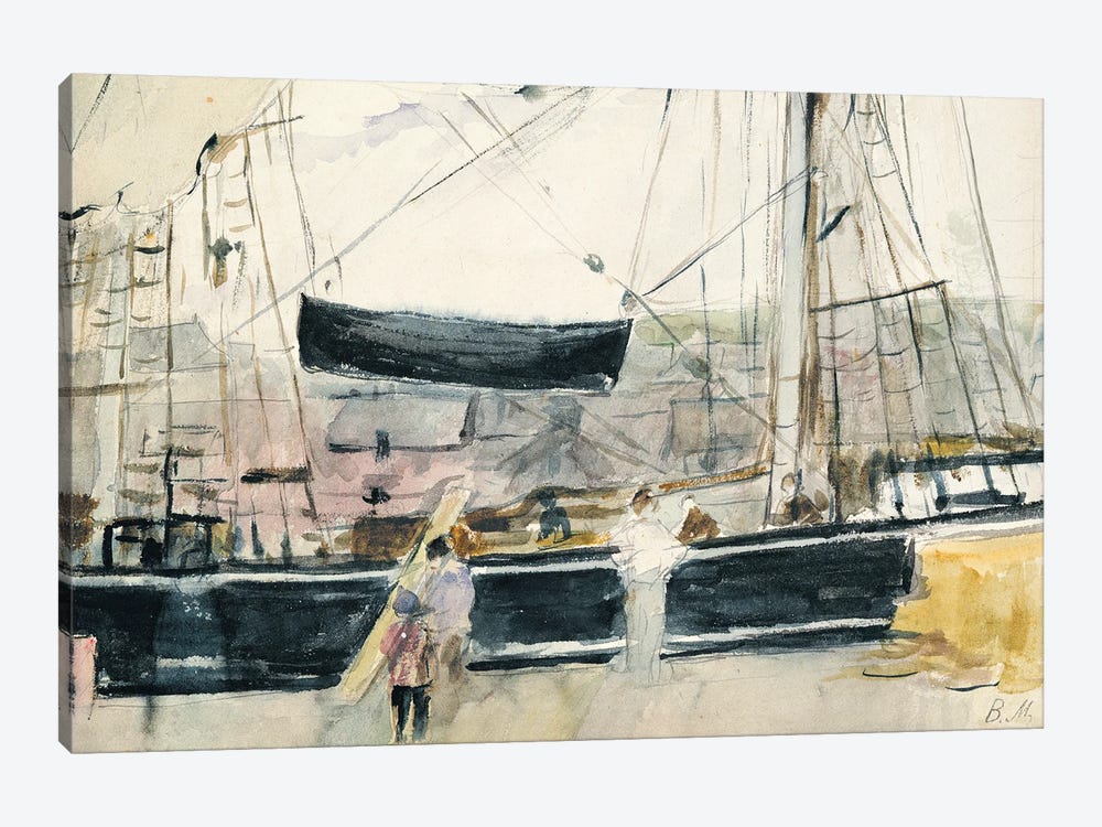Boat On The Quay, 1875 1-piece Art Print