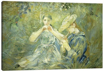 La Flageolet, 1890 Canvas Art Print