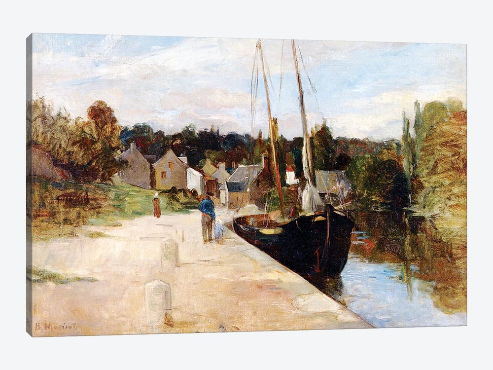 Rosbras, Brittany, 1866-67 by Berthe Morisot 1-piece Canvas Art Print
