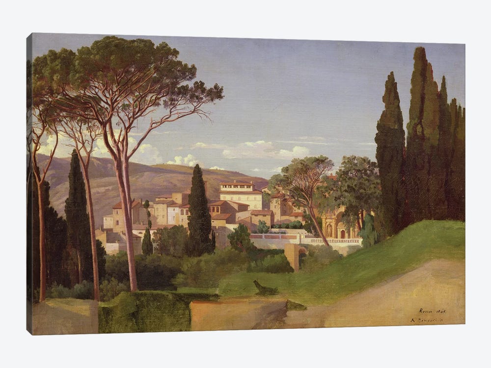 View of a Roman Villa, 1844  1-piece Canvas Print