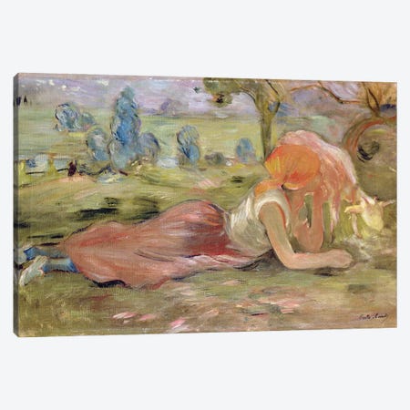 The Goatherd, 1891 Canvas Print #BMN7378} by Berthe Morisot Canvas Art