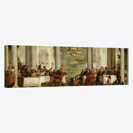 The Meal At The House Of Simon The Pharisee, After A Painting By Veronese, 1860 Canvas Print #BMN7385} by Berthe Morisot Canvas Wall Art