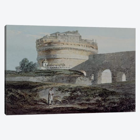 Castle of San Angelo, Rome  Canvas Print #BMN741} by J.M.W. Turner Art Print